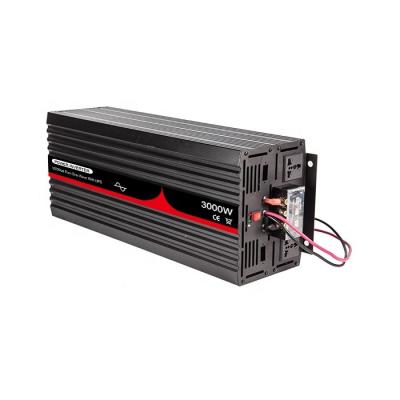 중국 재충전용 자동 힘 변환장치 3000W 순수한 사인 파동 12V 24V 48V 판매용