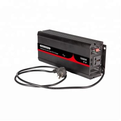 China 1000W Dc12V Pure Sine Wave Power Inverter Auto Charger With 10A Charger for sale