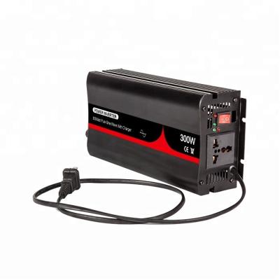 China CE ROHS Power Inverter Charger 300W 12V Portable Pure Sine Wave Inverter for sale