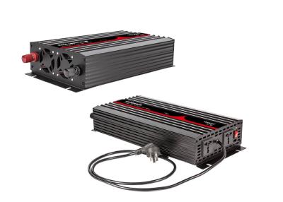 China Schwarzes 12 Volt Sinus-Wellen-Inverter 300 Watt-DC-Wechselstroms reiner für Auto und das Kampieren zu verkaufen