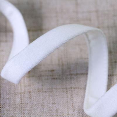 China Manufacturer direct sales elastic free bra webbing white bra wire casing high quality underwire casing channeling for lingerie for sale