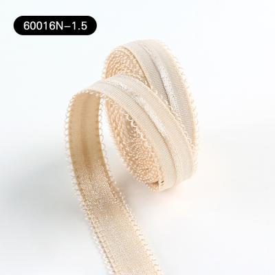 中国 Chinese factory price picot bra elastic belts woman shoulder strap custom elastic strap for underwear 販売のため