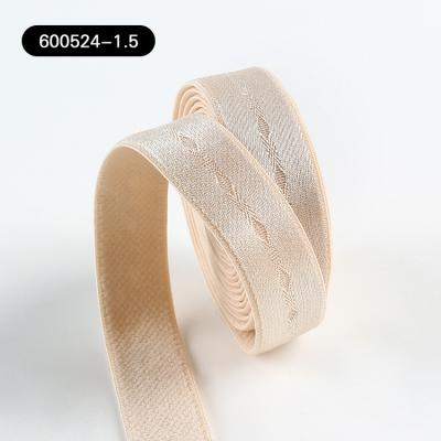 China Customize Design Brand Fashion Underwear Accessories Elastic Band Underwear Strap For Bra for sale