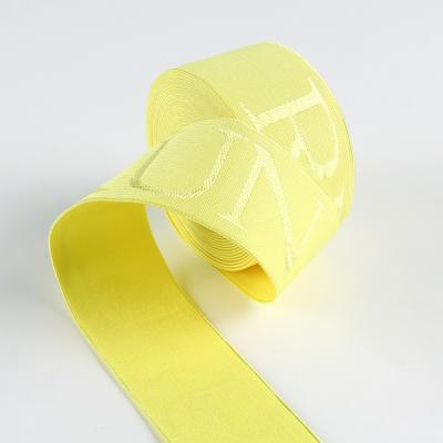 China Custom yellow hair band elastic Wholesale No Damage fashion elastic hair bands for woman for sale