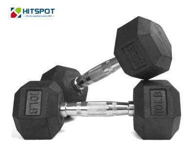 China Domestic Free Eco-Friendly Pounds Eco-Friendly KG Weight Power Fitness Dumbbell Gym Hex Dumbbells Rubber Dumbbells Set On Sale for sale