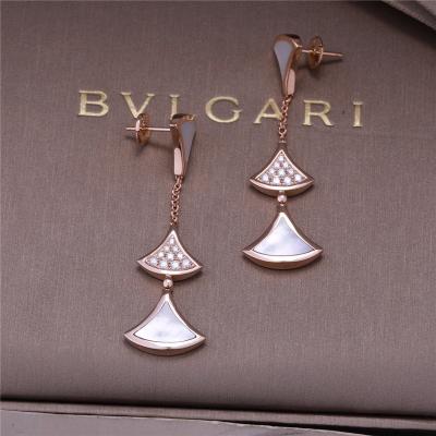 China 3 Motifs 18K Gold Earrings Roma Designer Brand DIVAS' DREAM Earrings In Rose Gold for sale