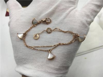 Chine OEM Divas Dream Bracelet 18K bijoux en or rose avec mère de perle à vendre