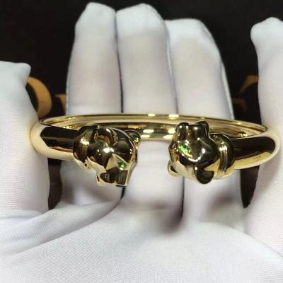 China 18K Black Onyx And Gold Tsavorite Garnet Bracelet Jewelry With Diamond for sale