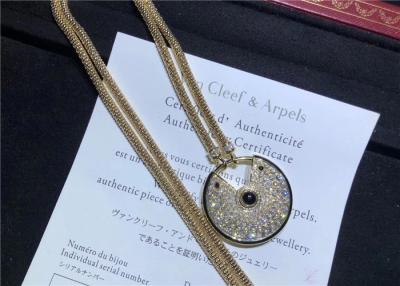 China Full Diamond Platinum 18K Pendant Necklace Jewelry For Wedding Engagement Ceremony for sale