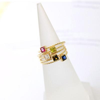 China No Allergy 925 Sterling Silver Ring 14K Gold Plating Ring Diamond Engagement Ring Design for sale