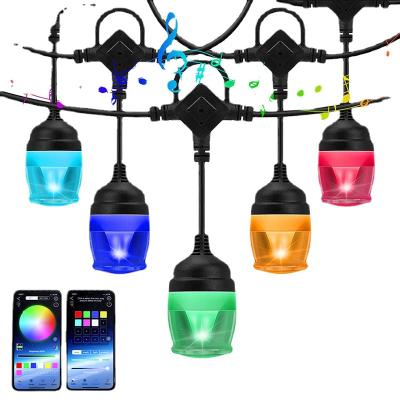 China New Light RGB USB Powered Led String Lights For Music Outdoor Waterproof Lamp for sale