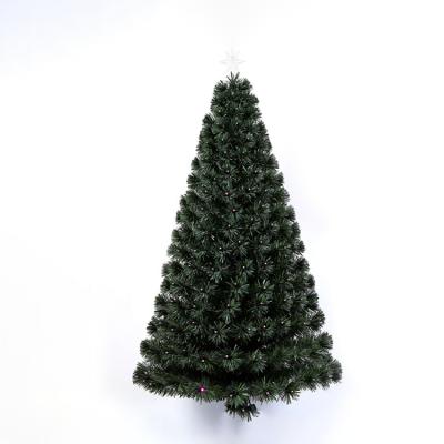 China All Sites 2021 Premium Spruce Artifical Spruce Articulated Christmas Tree Fiber Optic Tree Lit for sale