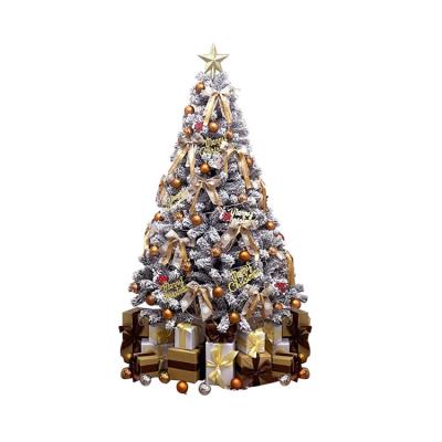 China All Sites 2021 120cm-400cm Artificial Christmas Tree Christmas Tree Decoration With Warm White Led Lights For Christmas Decoration for sale