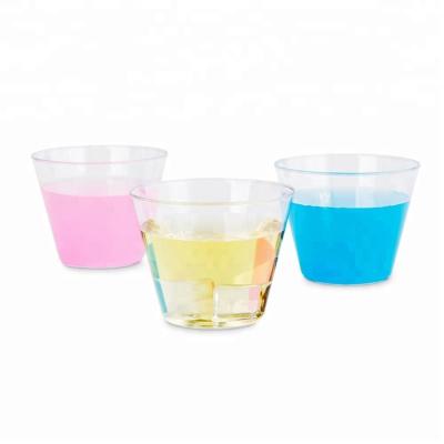 China Disposable Custom Printed Clear Plastic Cup Disposable 9oz Clear Plastic Cup For Amazon for sale