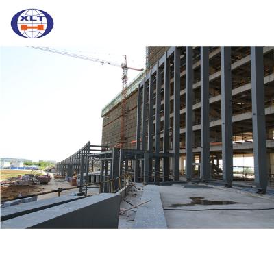 China Steel Fabricated House Prefabricated High Rise Steel Structure Building for sale