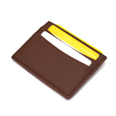 China Fashion Business Travel Custom Card Holder Multicolor Leather Case for sale