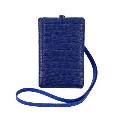 China Eco-Friendly/Convenient/Business/Lifestyle Ysure Leather PU Wallet Card Holder Credit Card Holder Business Card Holder Leather Case With Rope for sale