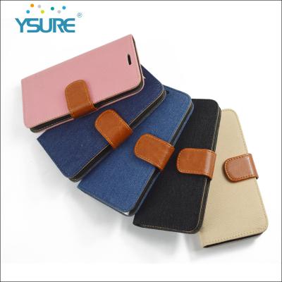 China Unique/100% Eco-friendly Phone Case/Mobile Flip Leather Phone Cover Magnetic Loop Slim/Lightweight Pure Denim Fabric Case And Accessories Cover For HUAWEI Samsung Phone Case for sale