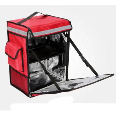 China Custom High Quality 1680D Waterproof Oxford Insulated Food Delivery Cooler Bags Backpack for sale