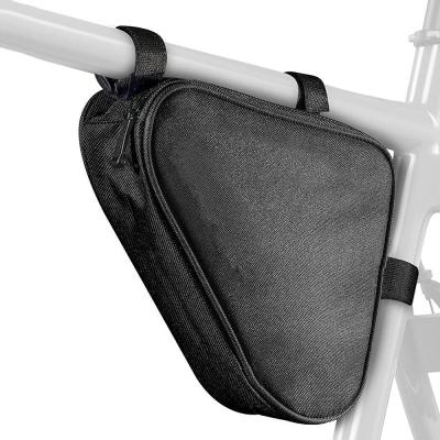 China Customized Design Travel Sport Bicycle Phone Storage Bag Bike Triangle Saddle Frame Outdoor Recycling Pocket For Recycling for sale