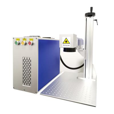 China Laser Marking Desktop Fiber Laser Marking Machine for Metal Steel Aluminum Engraving with 20w 30w 50w Laser Marker for sale