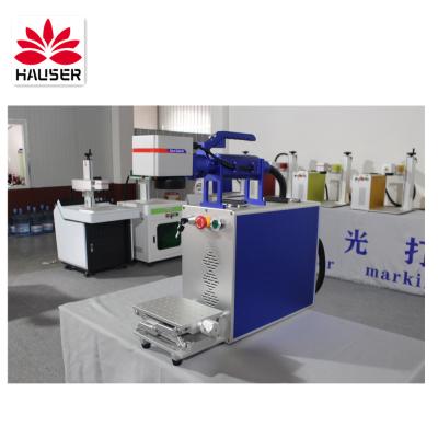 China Laser Engraving 20W 30W 50W Raycus Competitive Price Portable Fiber Laser Metal Marking Machine for sale