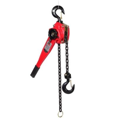 China Standard Manual Ratchet Lever Chain Hoist For Lifting Goods 0.75Ton for sale