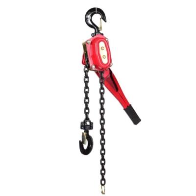 China 2 Ton Manual Lever Pull Lift Chain Block Hand Chain Hoist With 0.75Ton Hooks for sale