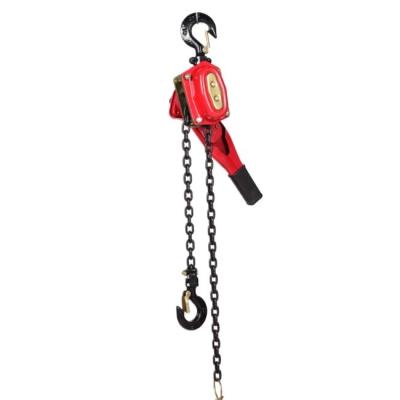 China Height 20m 6m Manual Lever Crane Hand Block Lifting Chain Hoist 0.75Ton for sale