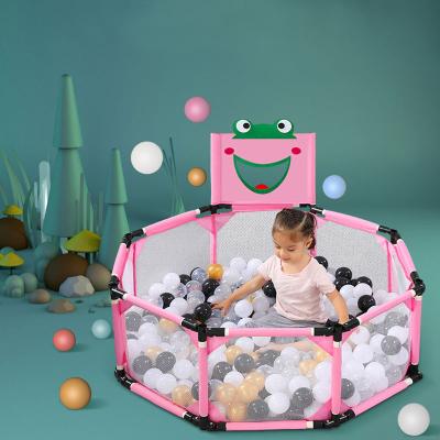 China Children Playing Stroller Safety Baby Home Playpen Plastic and Mesh Portable Kids Children Play Use for sale