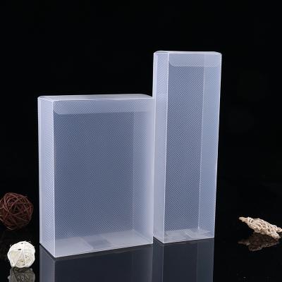 China Rectangular Clear PVC Packaging Boxes PP Plastic Gift Storage Box Packaging With Logo for sale