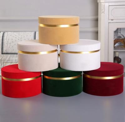 China Klantenlogo Gouden folie logo Geschenk boeket Verpakking met Pantone kleuren en deksel Te koop