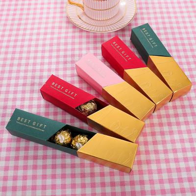 China Custom Luxury Colorful Rigiding Lipstick Shaped Chocolate Box Paperboard Material for sale