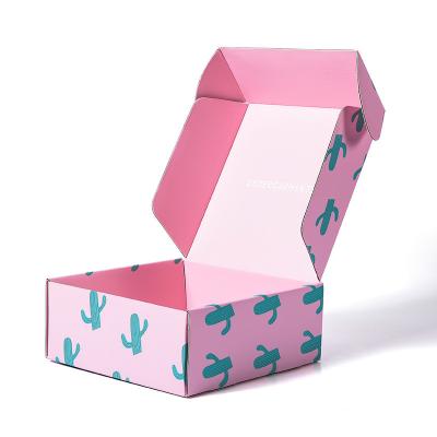 China Recyclable Custom Printing Clothing And Shoes Corrugated Mailer Boxes With Logo Packaging for sale