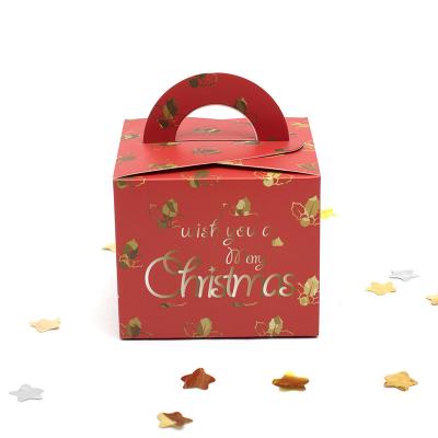 China Caja plegable personalizable para regalos de Navidad Diseño con tema navideño en venta