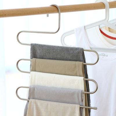 China Wholesale Chinese Manufacturer 5 Tier Home Pants Hanger Hanger With Transparent Hat for sale