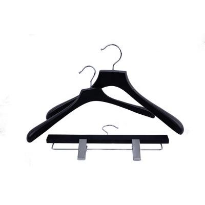 China New Wooden Bar China Products For Sale Flat Hook Hangers Uses Closets, Indoors, Fashion Stores, Hotels for sale