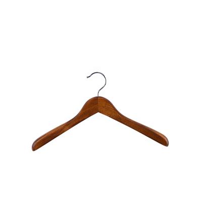 China Wholesale wooden bar china factory A grade lotus wood hangers for clothes use shirts, T-shirts for sale