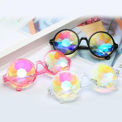 China Hot Selling Fashion Sunglasses Psychedelic Sunglasses Show Costumes With Party Prom Sunglasses for sale