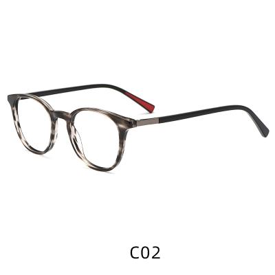 China Fashionable Ready Goods Custom Printing Logo Optical Frames Glasses Acetate Glasses for sale