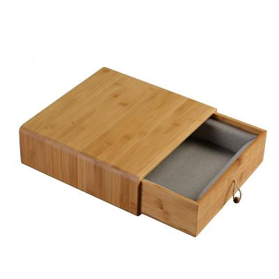 China Recyclable Tool Box Drawer Slides Jewelry Box With Drawer Bamboo Storage Boxes Office Home Office Clutter Collection for sale