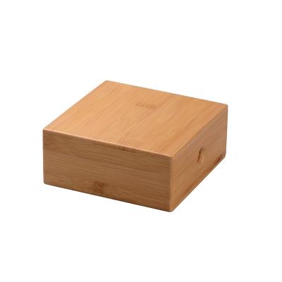 China Recyclable Jewelry Storage Box Organizer Bamboo Packaging Box for sale