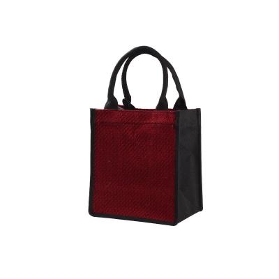 China Durable Natural Quality Rope Handle Jute Travel Beach Waterproof Bag Tote Bag High Folding Tesco Shopping Bag for sale