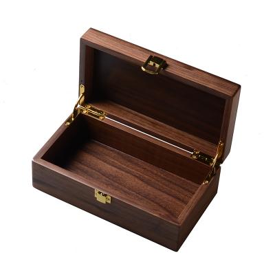 China Recyclable Black Nut Box Gift Boxes For Pens Jewelry Packaging Box Luxury for sale