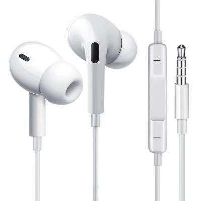 China Hot-selling 3.5 mm wire-controlled earphone in-ear universal stereo headset in-ear for sale