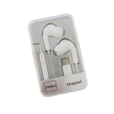 China New Generation Type-C3 High Quality Convenient In-Ear In-ear Earplugs White Wired Headset for sale