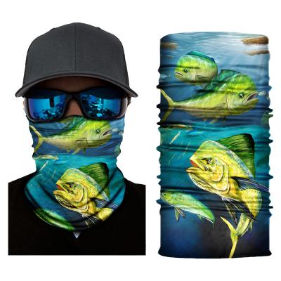 China Custom Bandana Durags Logo Print Designer Fishing Camo Neck Cuff Wholesale For Men Scarf Headband for sale