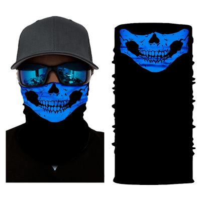 China Promotional Tube Warmer Mask Face Skull Outdoor Activities Strength Bandana Recycle Tube for sale