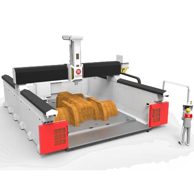 China Factory Large Scale Foundry Pattern Making Wood Cnc Router Machine for sale