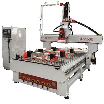 China Hotels 4 Axis 3D Woodworking ATC CNC Router Hotsale CNC Machine For Wood Furniture for sale